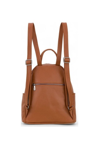 Bilik Deri Taba Rölax Deri Kadın Sırt Çantası Blm01 9550 Taba