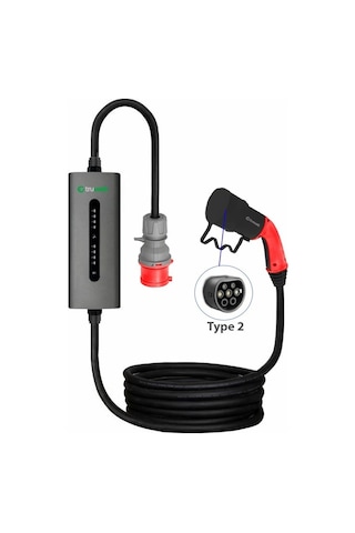 Truwatt 10 Metre 11kw Taşınabilir Elektrikli Araç Şarj Aleti