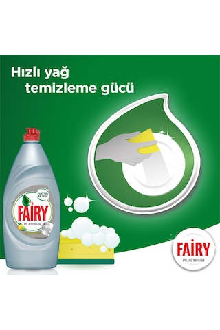 Fairy Platinum Limon Kokulu Sıvı Bulaşık Deterjanı 870 ML