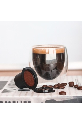 Gümüş İ Cafilas Nepc02 Yeniden Kullanılabilir Kahve Kapsülü Kahve Kapsülleri Filtresi Paslanmaz Çelik Kahve Makinesi Aks. 56600035