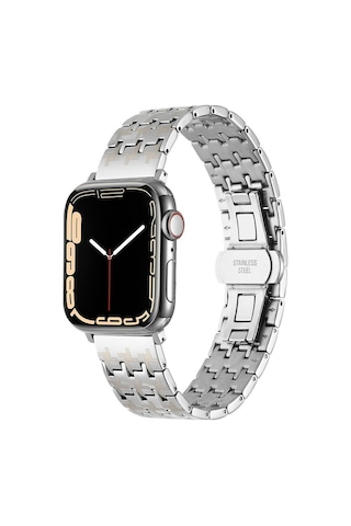 Watch 42mm Uyumlu Krd-86 Metal Kordon Zore Gold