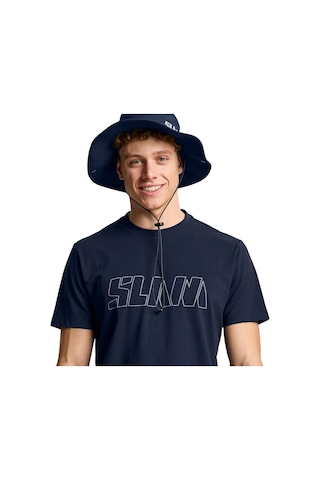 Slam Slam Brimmed Hat Unisex Mavi Şapka W13 Lacivert