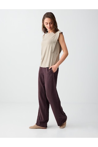 Jimmy Key Acı Kahve Normal Bel Normal Paça Cep Detaylı Uzun Pantolon 6sw185657803 Acı Kahverengi