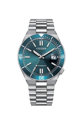 Citizen Tsuyosa Shore Petrol Blue Nj0231-56l Otomatik Erkek Kol Saati Altın - Siyah