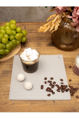 Arrıchi Sıcak Yemekler İçin Mutfak Silikon Standı 186798743 Açık Gri