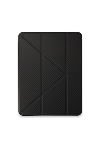 İpad Uyumlu Pro 13 2024 Kılıf Color Karbon Tablet Kılıfı - Siyah