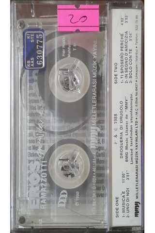 Plak Değildir Kaset Tir Eros Ramazzotti Kaset