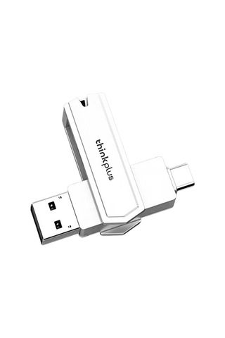 Yaozixa Thinkplus Tpcu301plus 32gb Çift Portlu Usb 3.0+type-c Bellek: Telefon-bilgisayar Uyumlu, Çelik Kasa, Plug&play