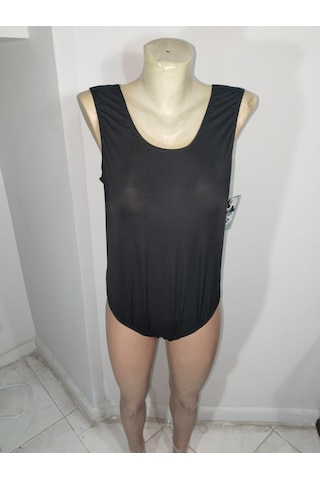 Battal Yüzücü Mayo Siyah