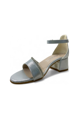 706 Kız Çocuk Topuklu Abiye Ayakkabı GÜMÜŞ