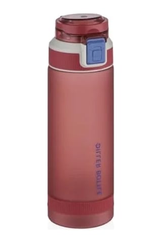 Taşıma Askılı Spor Matarası, Kırmızı Renk 790ml Açık Altın