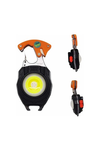 7 Modlu Mini Led Lamba Anahtarlık Usb Şarjlı Kamp İçin Taşınabilir Çok Renkli