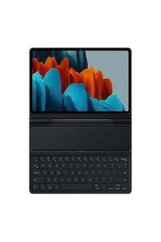 Book Cover Klavye Slim Ef -dt630 Galaxy Uyumlu Tab S7 İçin, Siyah, 11 İnç
