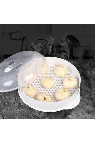 Hızlı Sağlıklı Buharlı Mikrodalga Fırın Pişirme Gereçleri B