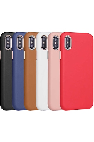 Apple Uyumlu iPhone Xs 5.8 Kılıf Zore Eyzi Kapak Kahverengi