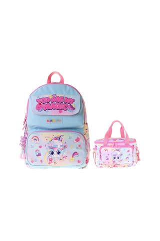 Kaukko Kids Magic Kız Çocuk Pembe İlkokul Sırt Çantası Ve Beslenme Çanta Seti - Setkk-l5283b Çok Renkli