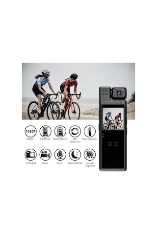 Xindoker Dijital Kaydedici: L9wıfı, Ultra Hd Kalite, Kızılötesi Gece Görüşü, Taşınabilir, Ekranlı, Toplantı Ve Spor Aktivitesi İçin Siyah