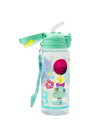Stitch Matara 500 Ml - Çocuk Suluk, Matara, Pipetli Suluk, Askılı Suluk Stitch Matara
