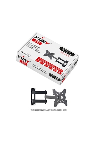 Fury FH49 22-49" Hareketli LCD LED Televizyon Duvar Asma Aparatı