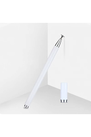 Zore Pencil 12 Universal Dokunmatik Stylus Kalem-beyaz