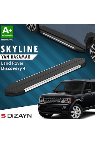 S-dizayn Land Rover Discovery 4 Skyline Krom Yan Basamak 193 Cm 2009-2016 A+ Kalite