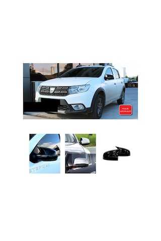 Dacia Duster 1 Fl Batman Yarasa Ayna Kapağı Parlak Siyah Abs 2010 2011 2012 2013 2014 2015 2016 2017