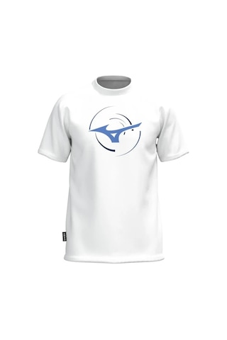 Mizuno Athletic Rb Erkek Tişört Beyaz Çok Renkli