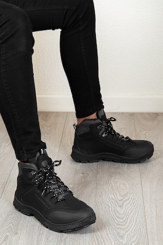 D00201 Garantili Ürün Soğuk Geçirmez Erkek Bot Siyah