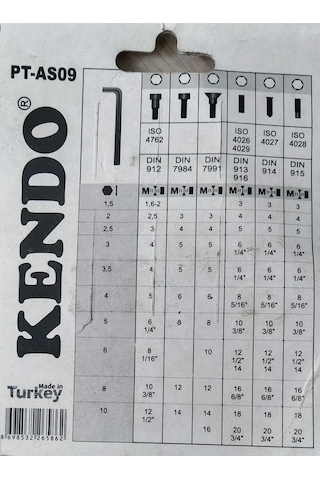Kendo 9 Parça Alyan Seti