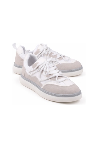 Stato Roman Bağcıklı Şık Günlük Kadın Sneaker Beyaz