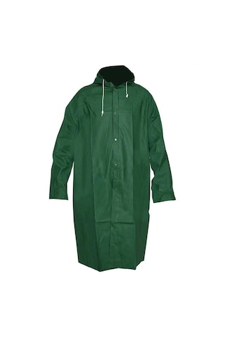Unisex Pvc Yağmurluk Balıkçı Işçi Yagmurluk 028 Mm Yeşil Renk