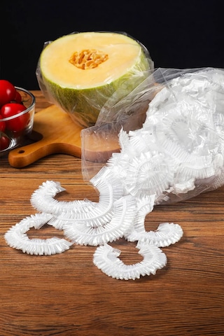 100 Lü Lastikli Gıda Bonesi Tencere & Tabak Bonesi