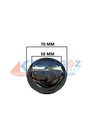 Marin Krom Tavan Lambası Gömme Gün Işığı Led Krom