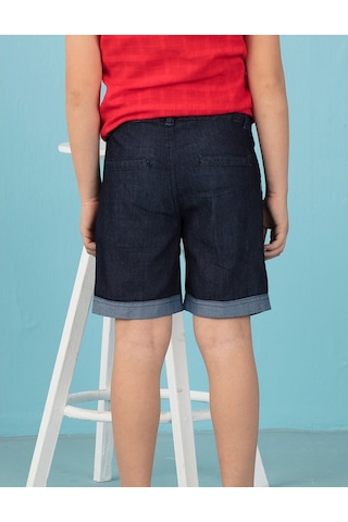 Denokids Ollie&Olla Duble Paça Erkek Çocuk Denim Şort Çok Renkli