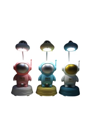 Parlaklığı Ayarlanabilir 3 Modlu Şarjlı Masa Lambası Beyaz