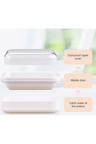 Tongxida Bosphorusboutique Su Sones Şeffaf Sabunluk, Renk Rastgele Kapaklı, Geçirmez Banyo Tb Diğer