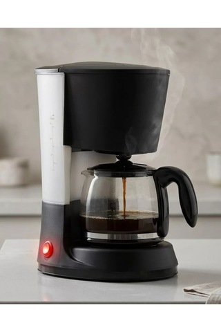 1.2 Litre Filtre Kahve Makinesi Damlama Emniyetli Cam Karaflı Renkli
