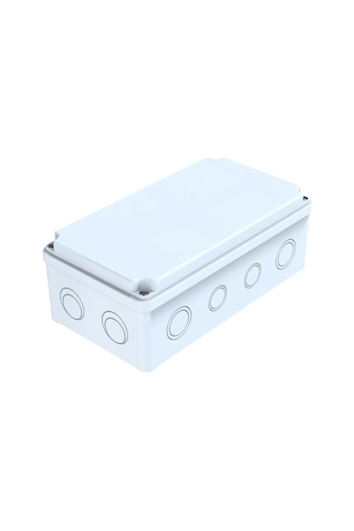 Buat Kutusu, Bağlantı Kutusu, Dağıtım Kutusu Ip65 Su Geçirmez 120 X 220 X 80 Mm Muhafaza Kutusu Poli 032-1222