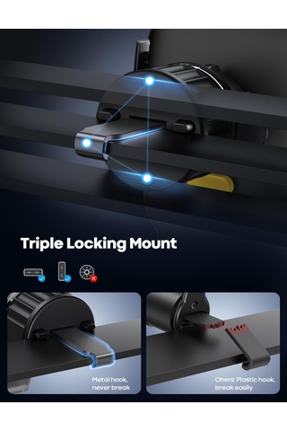 Lamicall Araç Içi Cep Telefon Tutucu Menfez Havalandirmaya Takilan Cv09