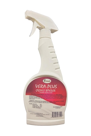 Mf Botanik Vera-Plus Çiçekli Bitkiler İçin Özel Sprey Sıvı Bitki Besini 500 ML