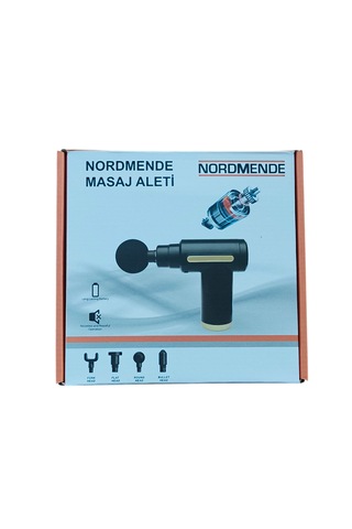 4 Başlıklı Tabanca Darbeli Masaj Aleti