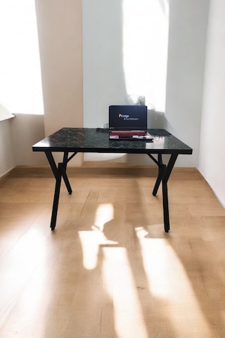 Perla Siyah Mermer Desenli Çok Amaçlı Mutfak Ve Çalışma Masası Siyah Mermer