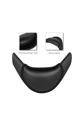 Yifomall Yoğun Süngerli Silikon Şampuan Yastığı - Kuaförler İçin Rahat Boyun Desteği, Siyah, 215x120x70mm