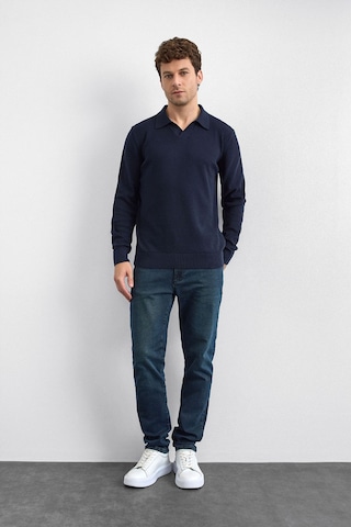 Back & Bond Erkek Polo Yaka Kazak B35w40029 119 Lacivert Lacivert