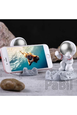 Astronot Aksiyon Figürlü Tablet Ve Telefon Standı Kutulu Model 2
