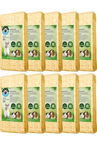 Doğal Çam Kokulu Tozsuz Kemirgen Talaşı 15 Lt. 10'lu