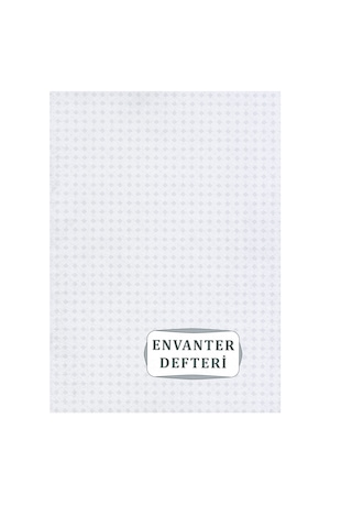 Yumuşak Kapak 20x27 Envanter Defteri Numaralı 25yaprak