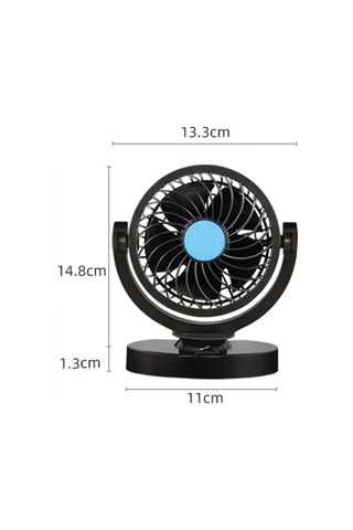 Point 360 Dönebilir 12V Araç Içi Torpido Üstü Tek Fanlı Oto Vantilatör