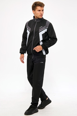 Enrico Ferry Erkek Siyah Marathon Eşofman Takımı Edy2637s Siyah