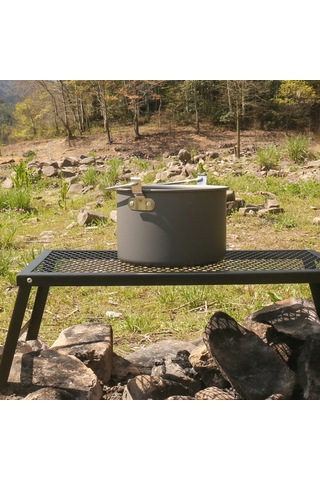 4.2L Alümina Oksit Pot Asılı Pot Kamp Sırt Çantasıyla Yürüyüş Piknik Için Kapaklı Fda Sertifikası Yok